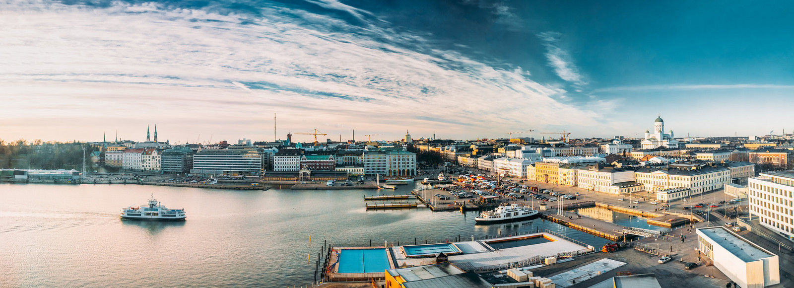 Abstract harbour.